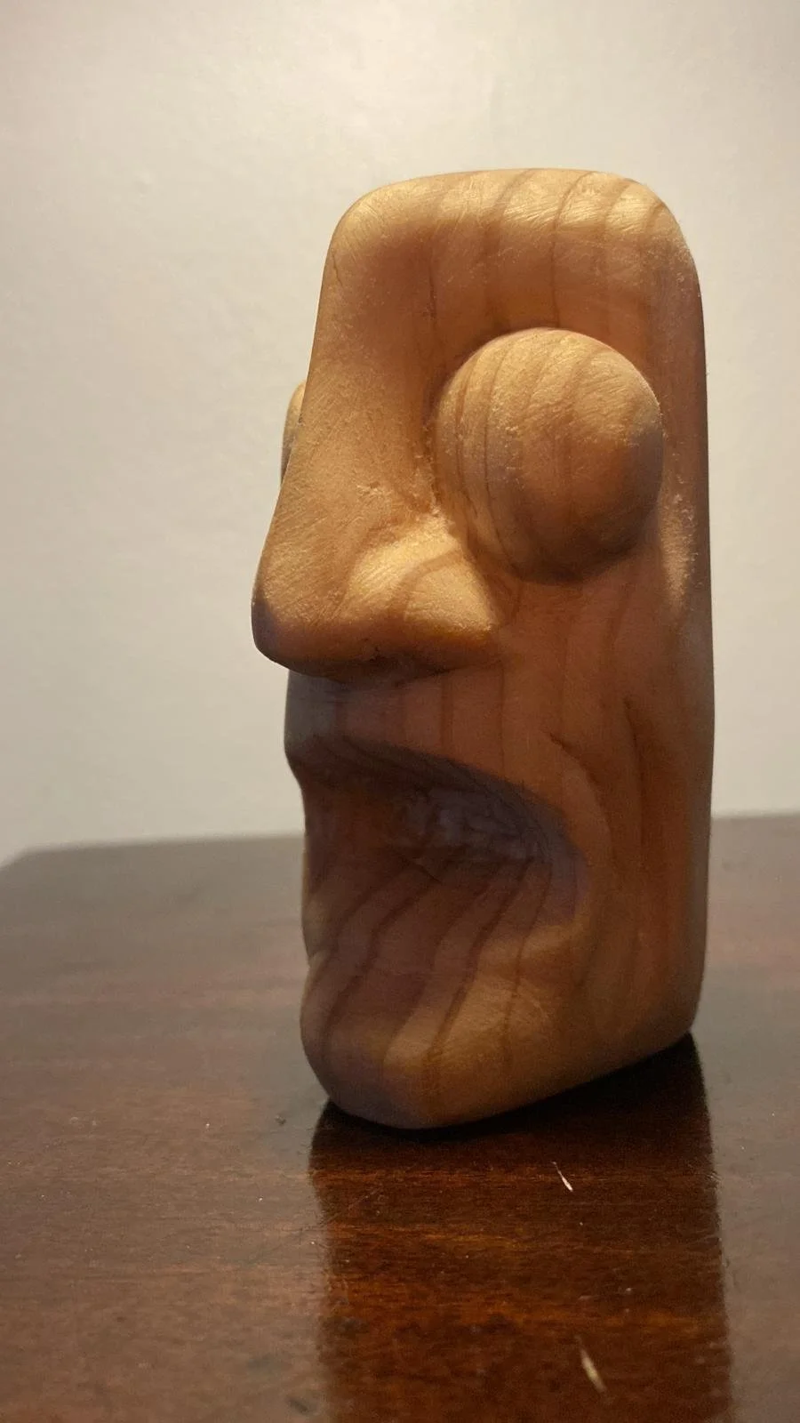 Subject : Sculpture Gargoyle head-
Medium : Lime wood-
Year : 2025