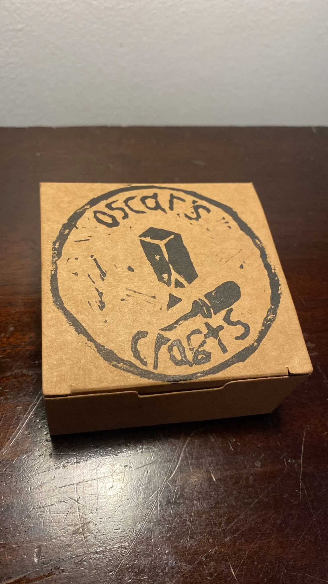 I am about to launch an etsy shop to sell my sculptures, this box you see is some of my hand printed packaging , the stamp I hand carved