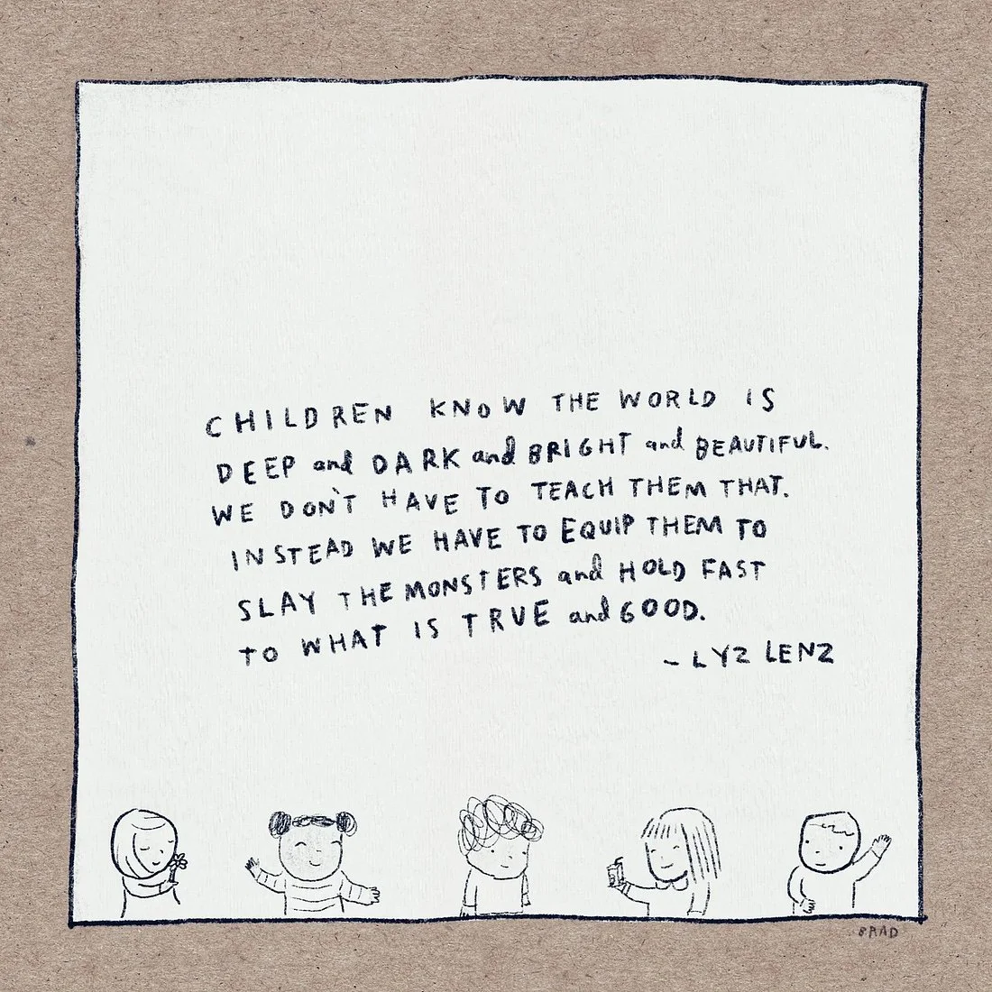 Thank you, @bradmontague for sharing this, from @lyzlenz.