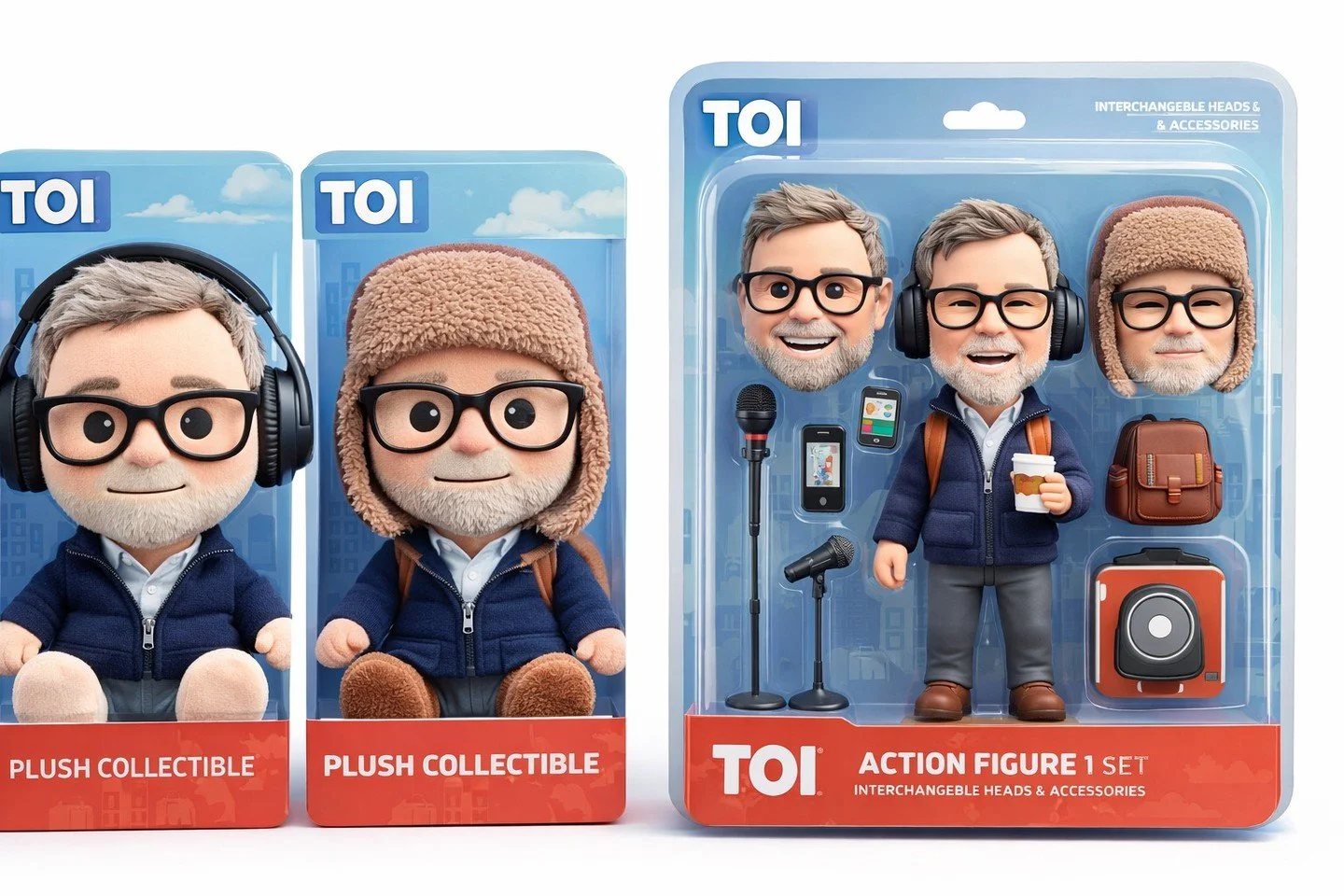 🚨We're thrilled to announce a new initiative...The Optimism Institute is moving into toys and collectibles‼️

➡️Coming soon...the "TOI's R Us" online store 🏪‼️

More details to come, but here's a sneak preview:
-  Founder Bill plushies (i