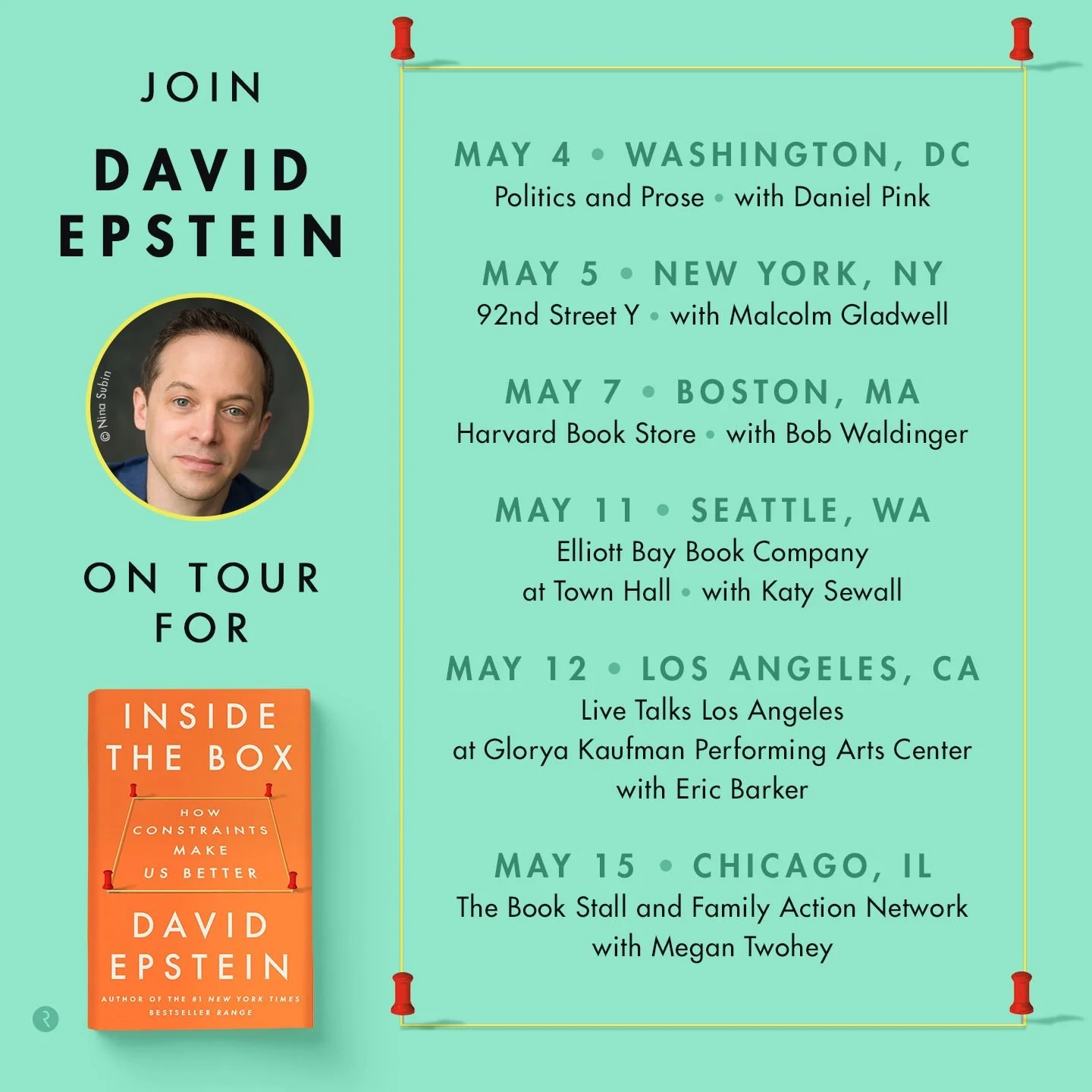 #1 Bestselling author David Epstein has a new book that came out today. 

➡️He has a very busy and impressive promotional schedule ahead.  Sure would be great if we could get him on 🟦Blue Sky...

@davidepstein

#optimism #BlueSkyPodcast