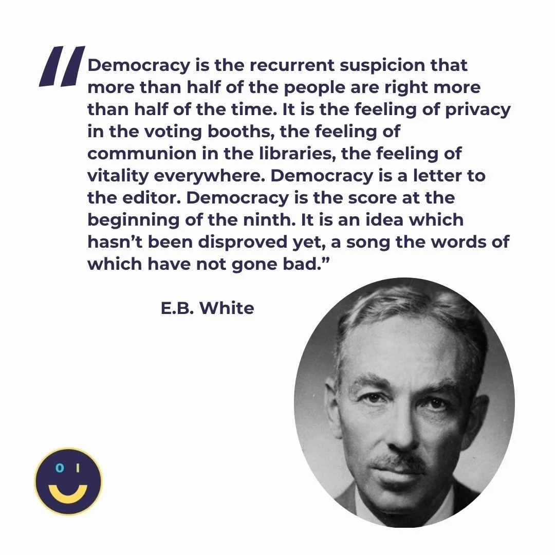 #MondayMotivation, from the great E.B. White