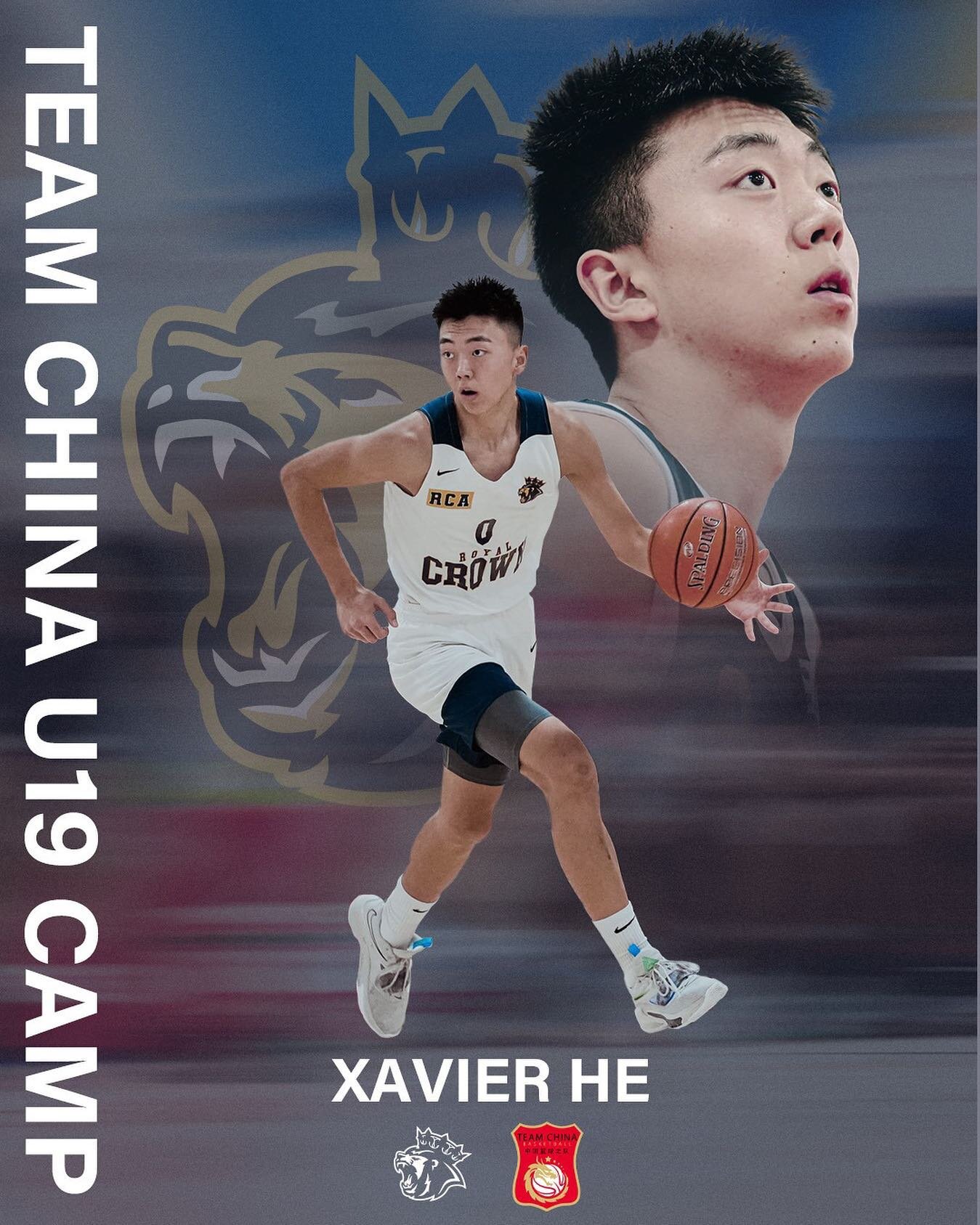 Congratulations to Xavier He who will be attending the Team China U19 Camp 🇨🇳 

#defendthecrown