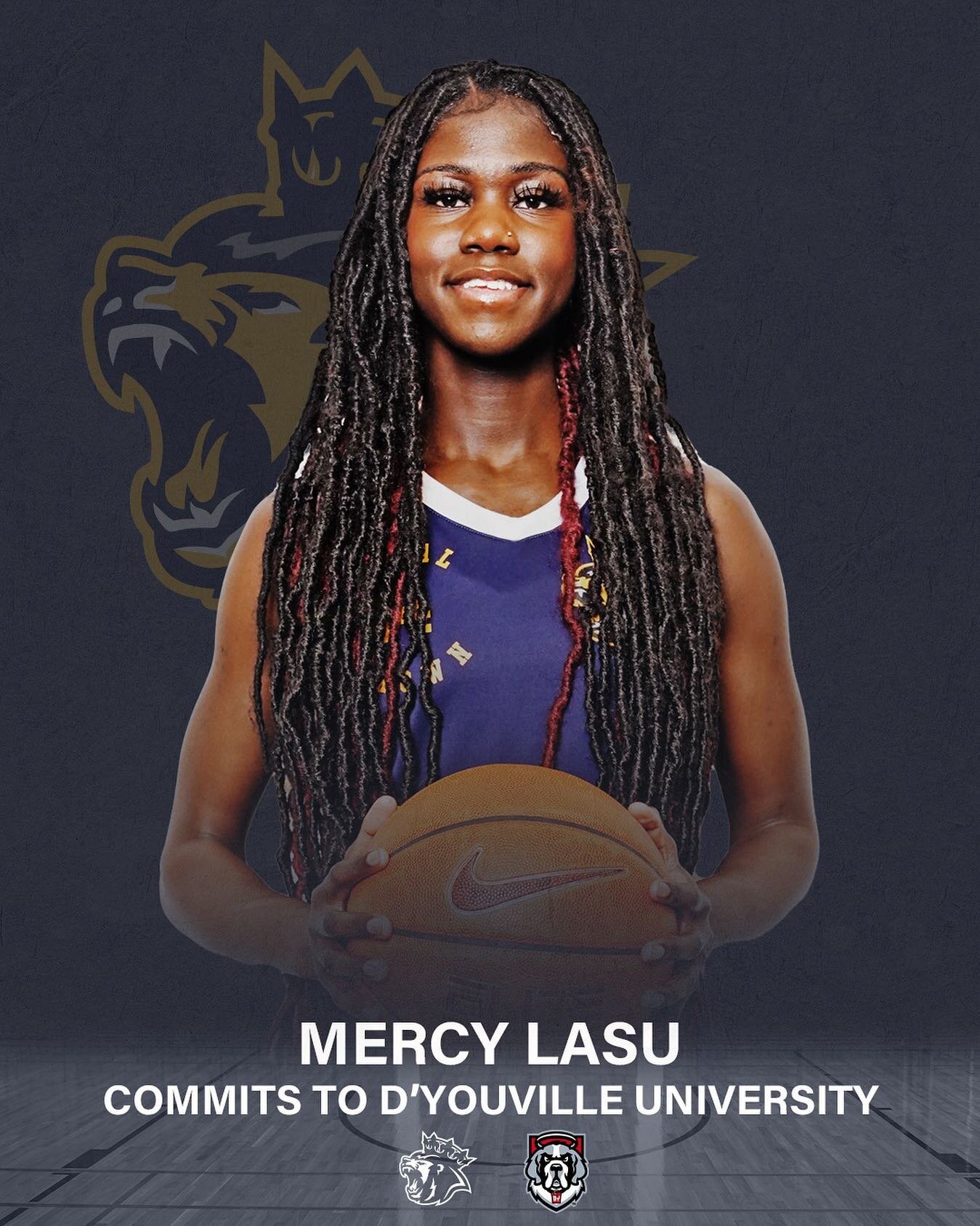 Proud to announce @mercy.lasu has committed to @dyouville_u Buffalo, NY

#defendthecrown
