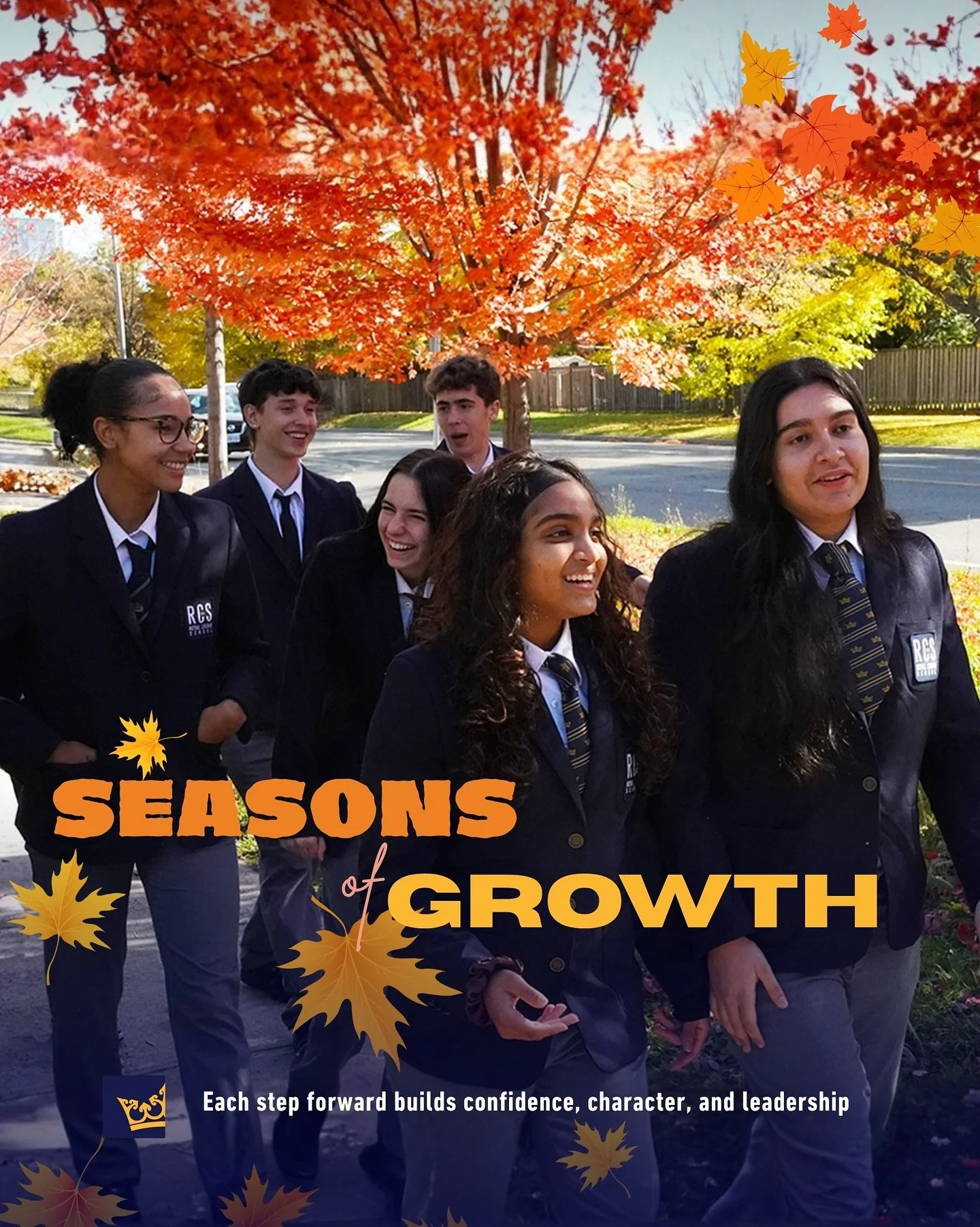 🍁🍂 At Royal Crown, every step of the journey matters. We&rsquo;re proud to support our students as they grow in confidence, leadership, and realizing their potential.