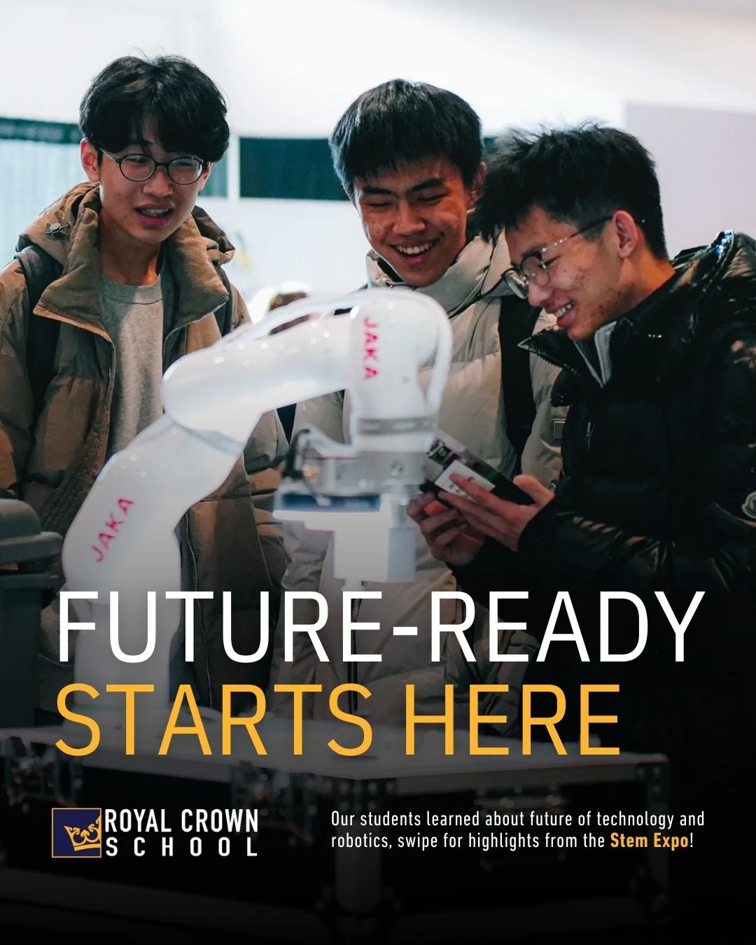Exploring What&rsquo;s Possible 👑

Curiosity took centre stage at University of Toronto&rsquo;s STEM Expo as our students explored the next frontier in technology and science. Swipe to check out some of our highlights!  

#FutureReady #RealWorldSkil