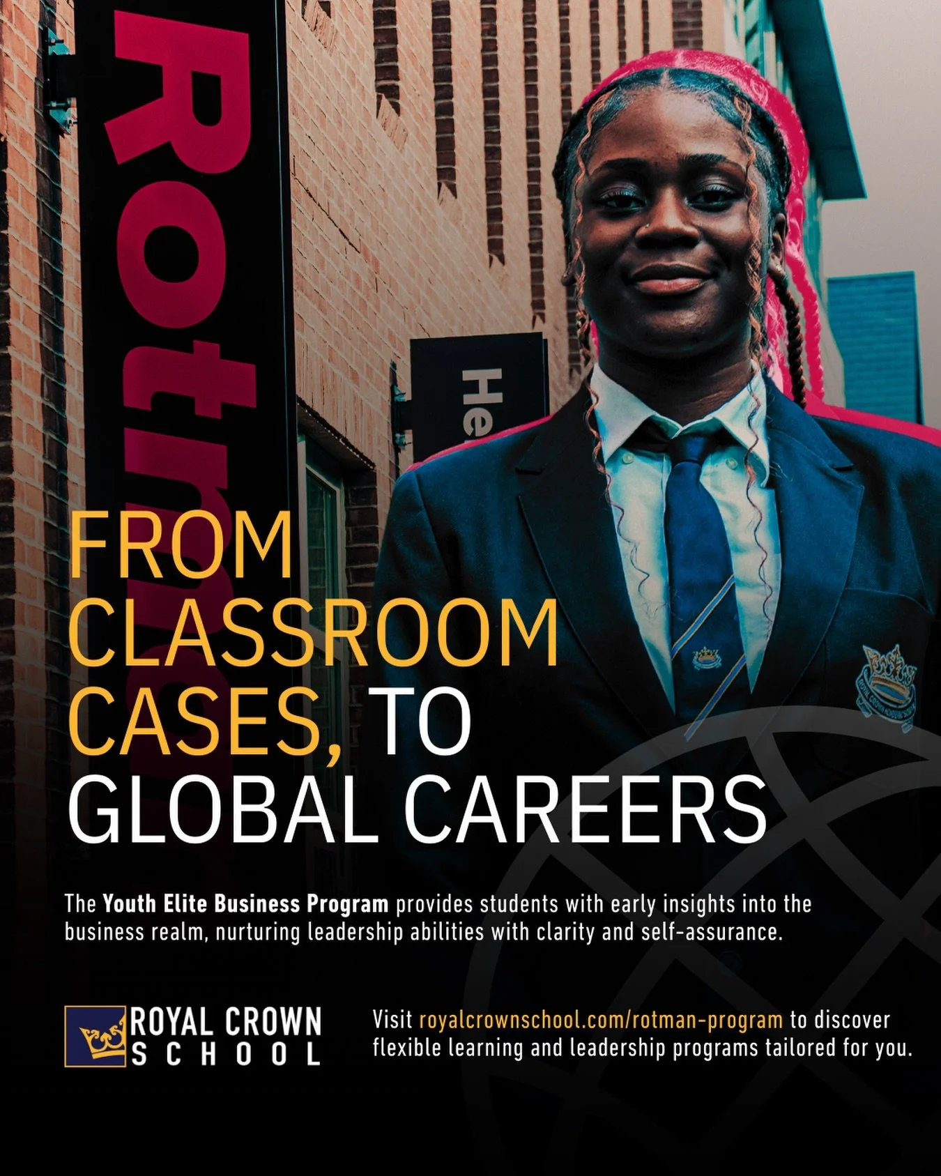 The private school of big ideas applied beyond classroom theory. 💼 
At Royal Crown School, our Youth Elite Business Program gives students a front-row seat to real-world learning, analyzing markets, exploring strategy, and gaining confidence in lead