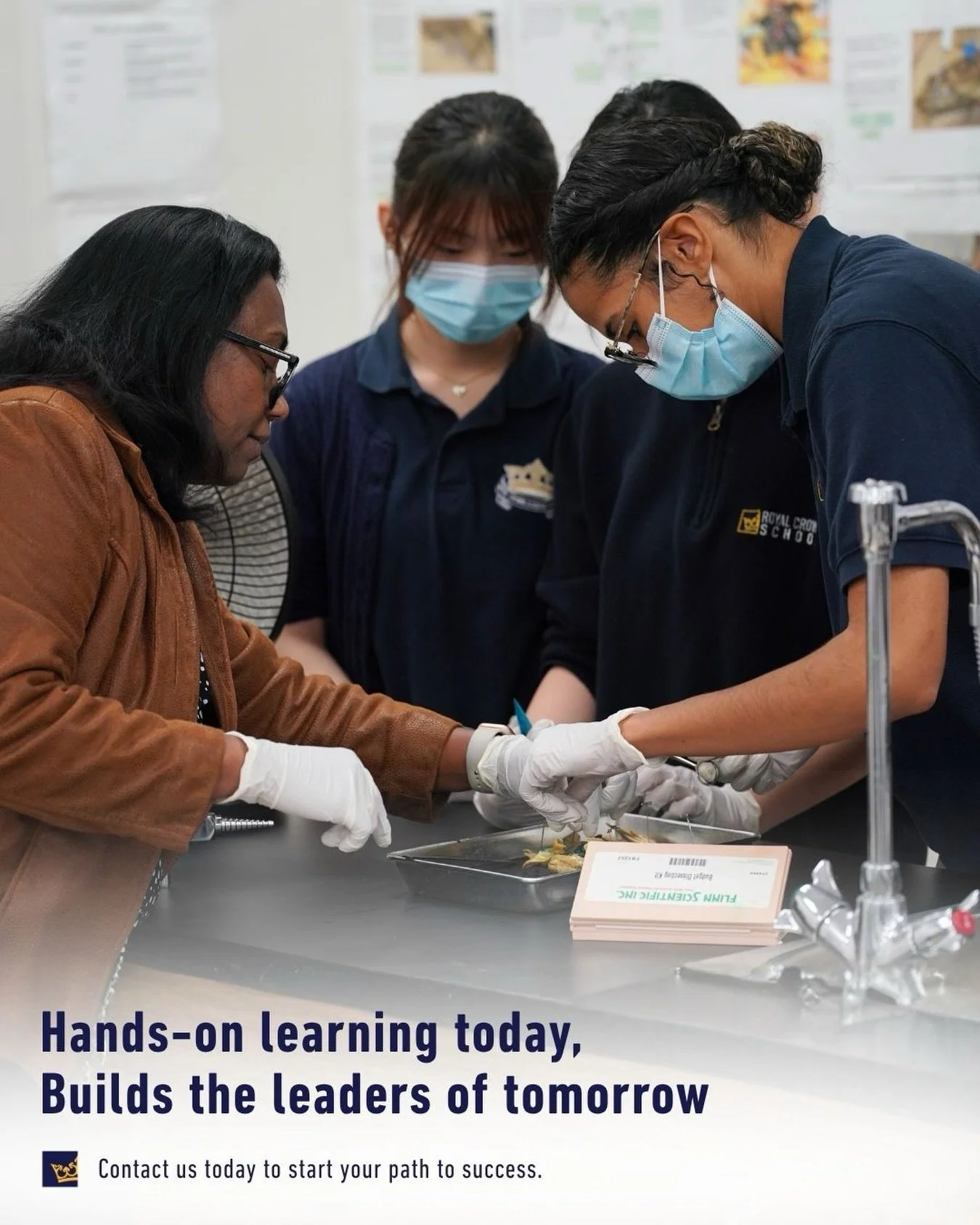 Our students dive into hands-on science experiments, building the skills and confidence that shape tomorrow&rsquo;s leaders. ✨📚👑