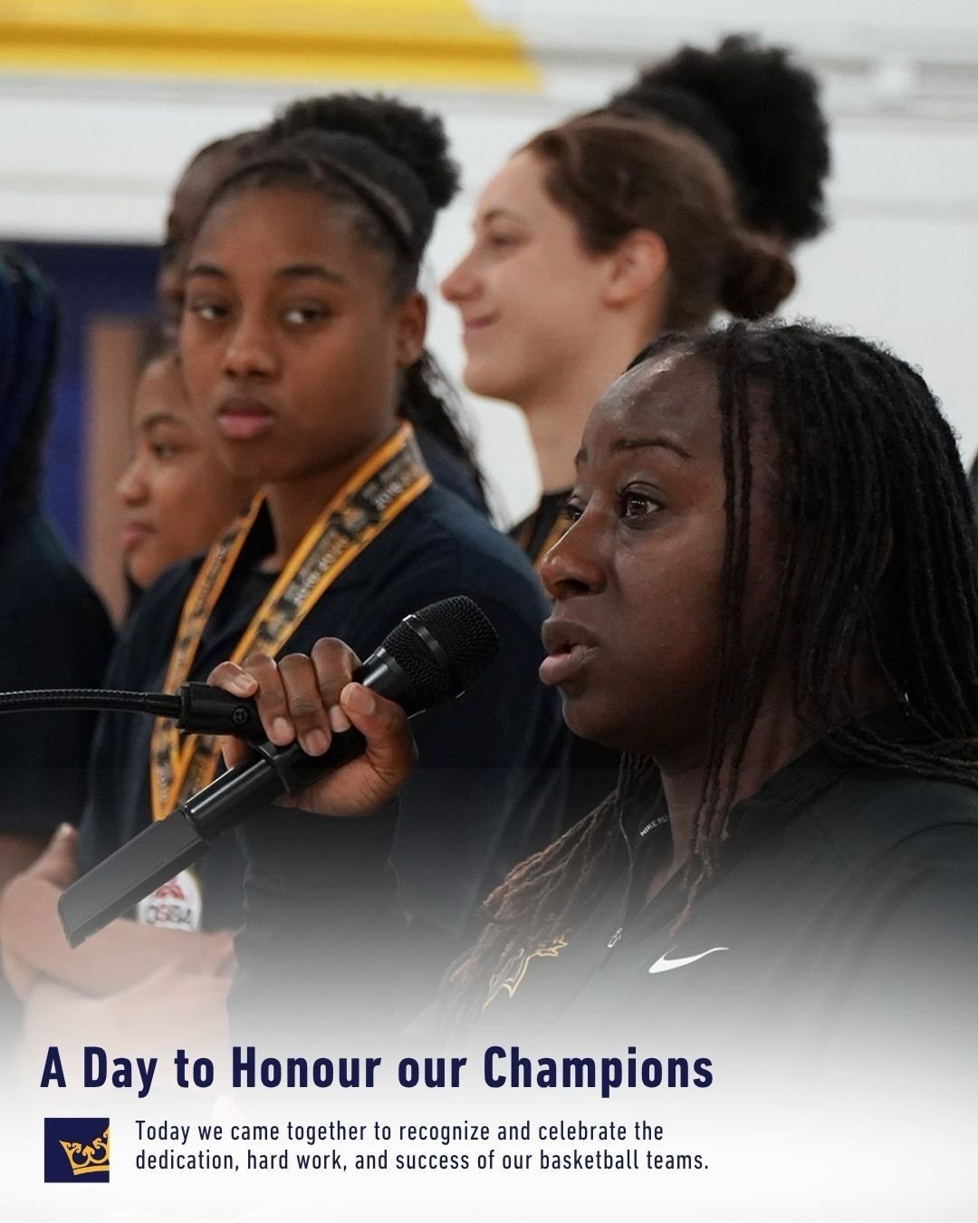 Celebrating excellence on the court 👑🏀

Today we came together to recognize all the hard work and accomplishments of our student athletes this season. Thank you to our incredible coaches, staff, and supportive parents for guiding and uplifting thes