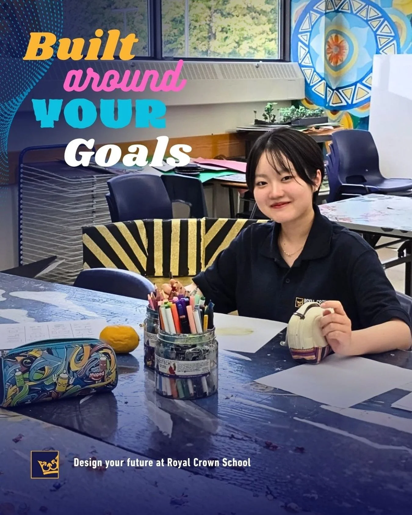 At Royal Crown School, student goals come first. Design your future through tailored programs built to support your ambitions and path to success. 📚✨🏆
