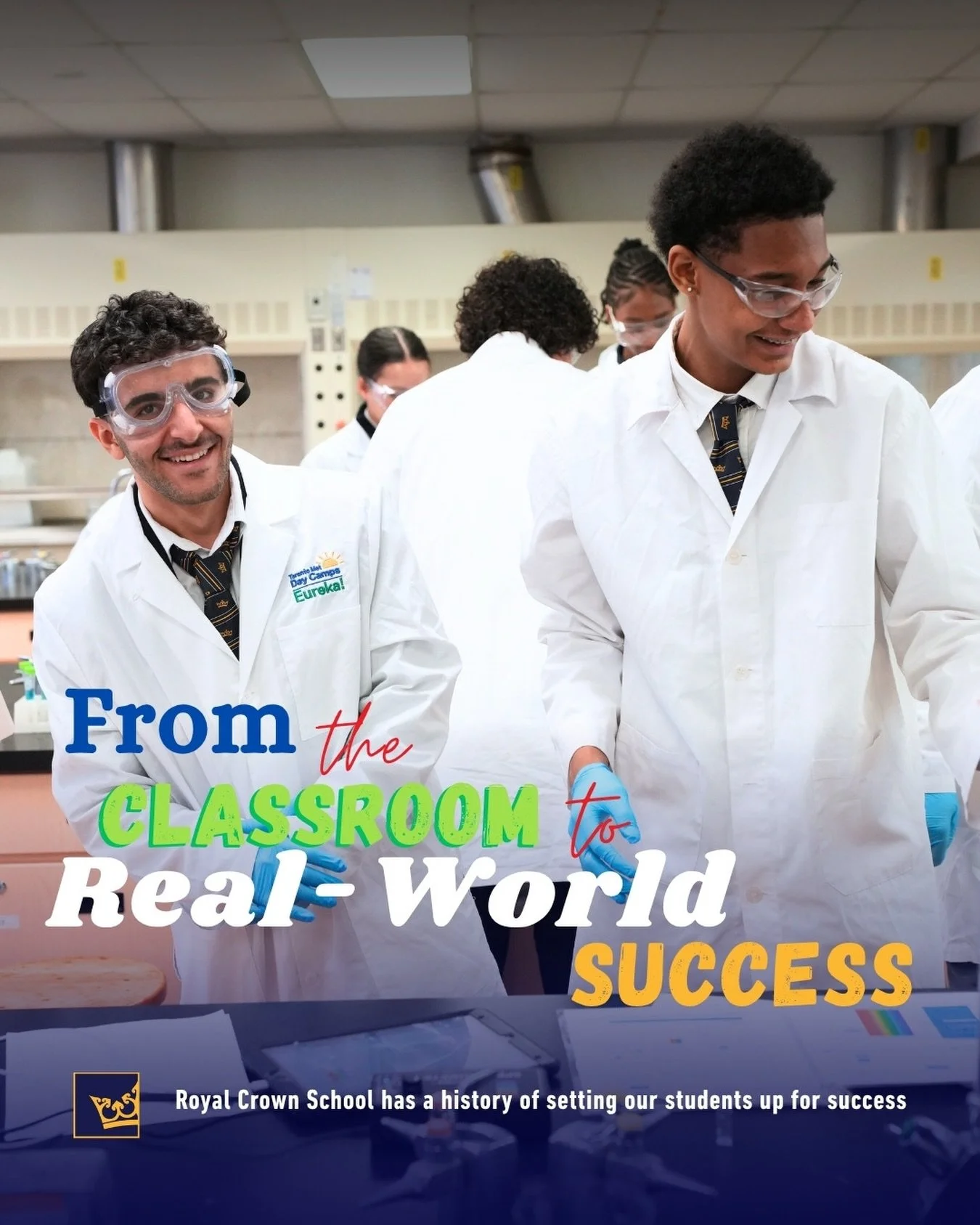 At Royal Crown School, learning is designed to prepare students for what comes next. Through a strong academic foundation and real world experiences, students gain the skills, confidence, and mindset needed to succeed beyond high school. Guided by su