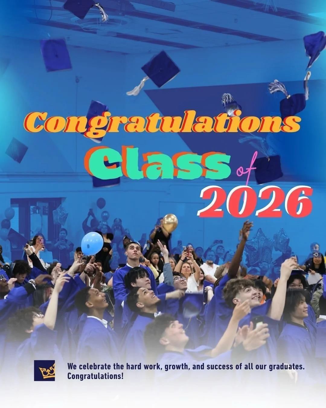 Congratulations to the Royal Crown School Class of 2026! 🎓

We celebrate both our Grade 8 and Grade 12 graduates as they reach important milestones in their academic journey. Your hard work, perseverance, and growth have brought you to this moment, 