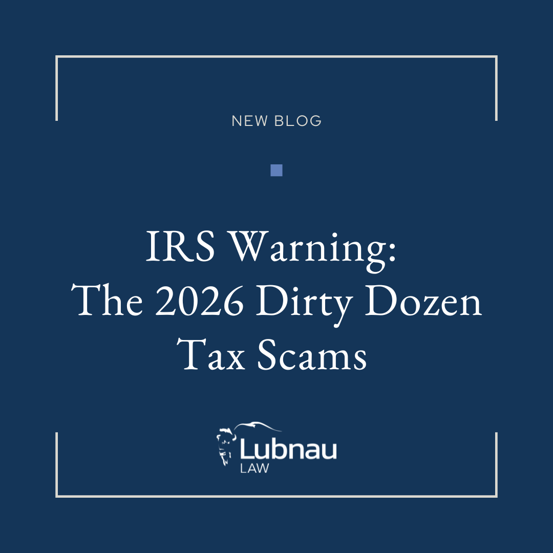 IRS Warning: The 2026 Dirty Dozen Tax Scams