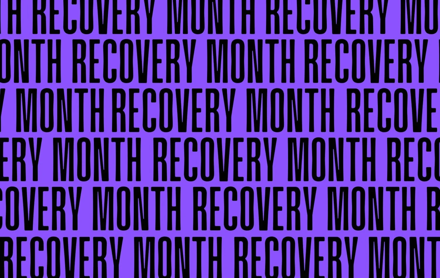 September is Recovery Month
