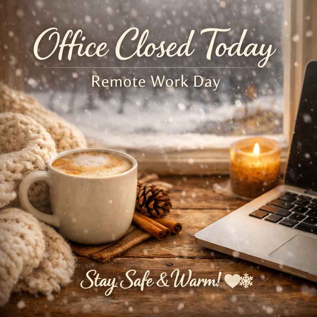 Office Closed Today-Remote Work Day!