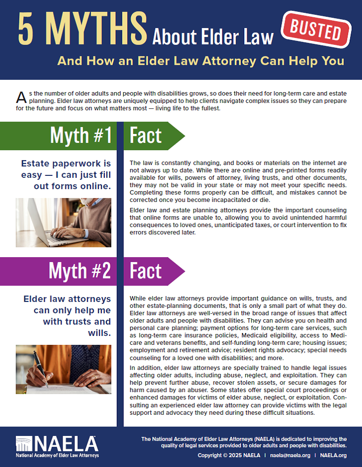 Elder Law Myths