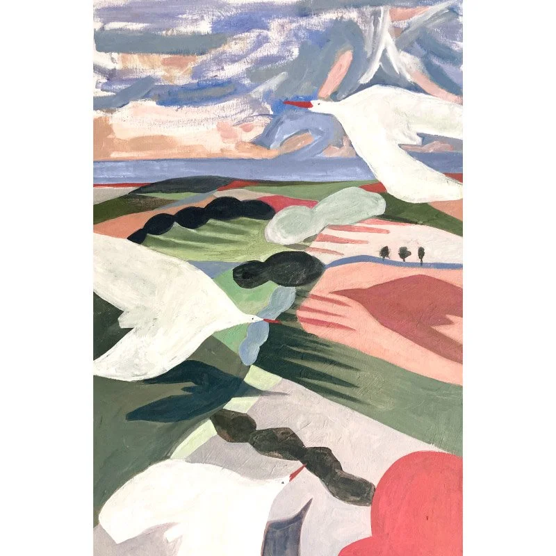 A3 "High in the Sky" Giclee Art Print