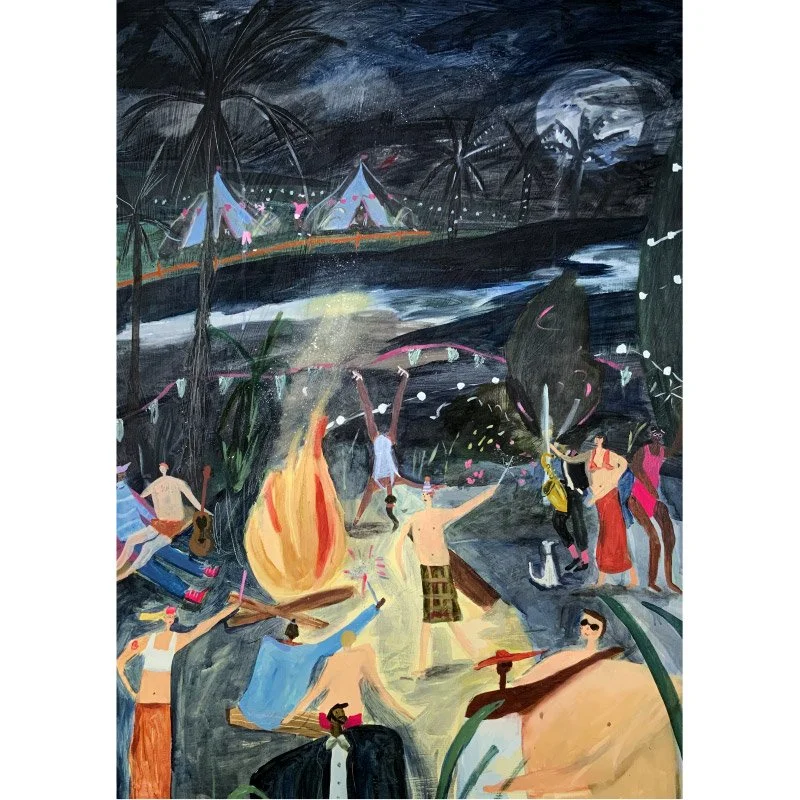 A3 Full Moon Giclee Print