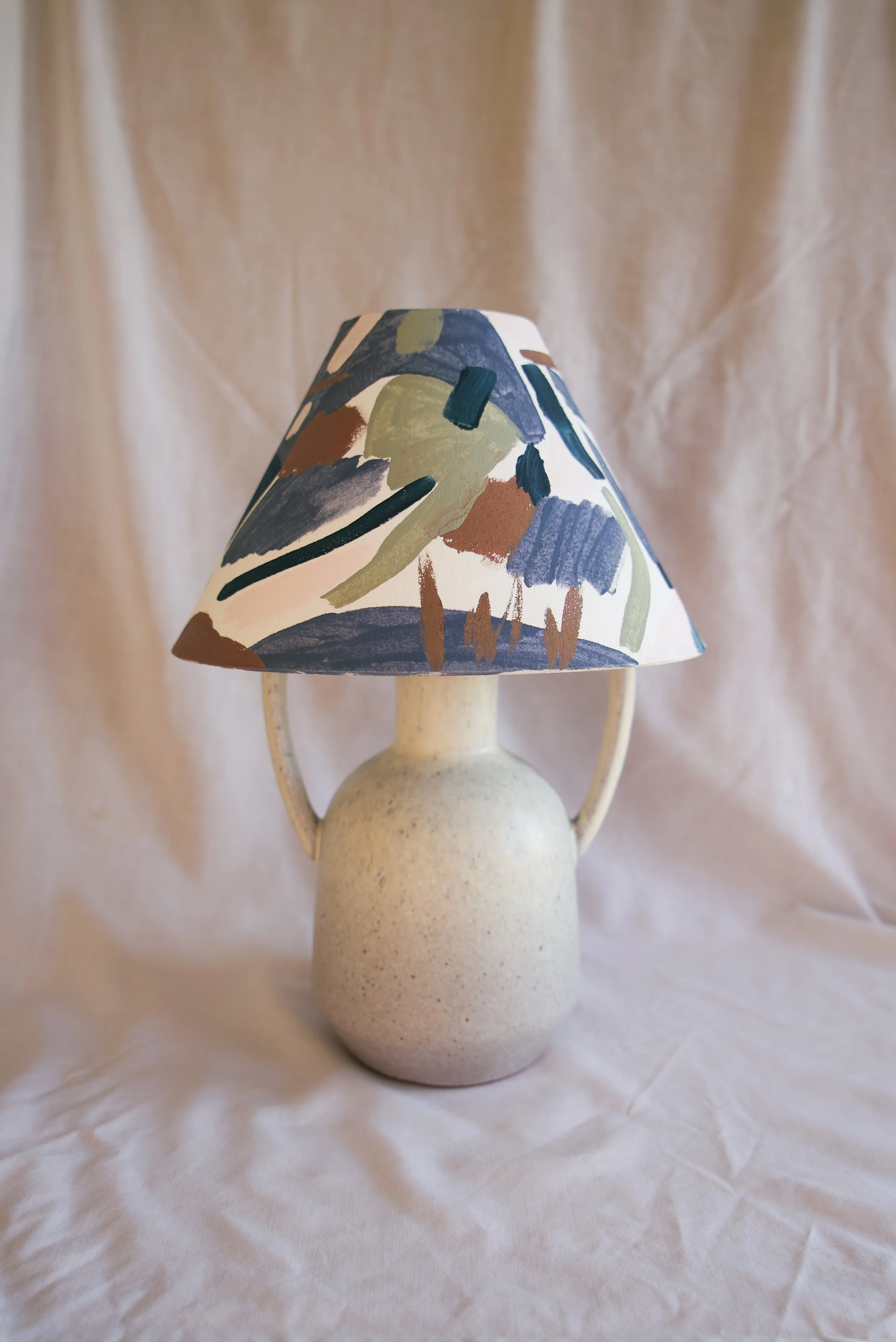 Hand Painted Lampshade 25 dm