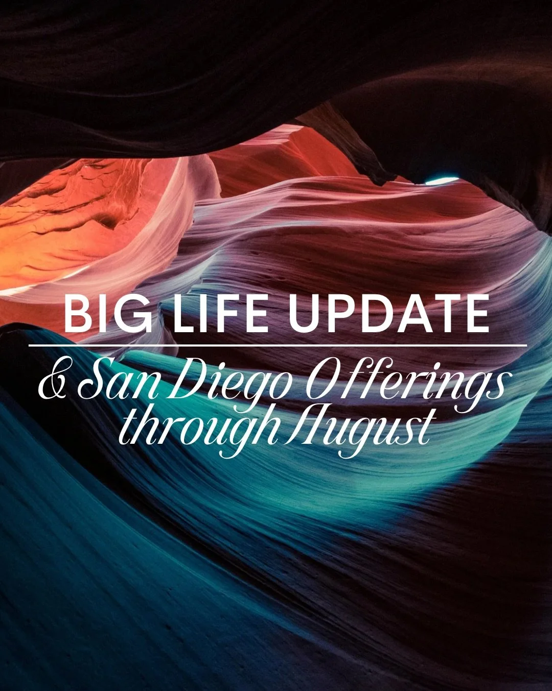 🕊️ I&rsquo;m following a loud nudge from the Universe to step over a new threshold on my path ~ 
@regular_fred &amp; I are moving to Arizona next month! It&rsquo;s been an honor and a joy to spend the last 6 years in San Diego + I&rsquo;m so deeply 