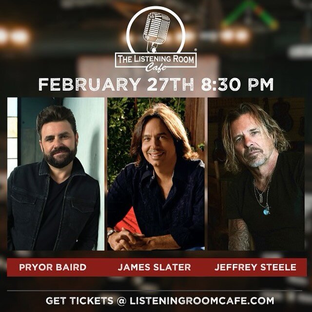 This will be one of those pinch me moments. You won&rsquo;t want to miss this one. @jamestslatermusic and @jsteelemusic are literally two of the best in the business but even better humans. This will be a magical night so you better get your tickets 