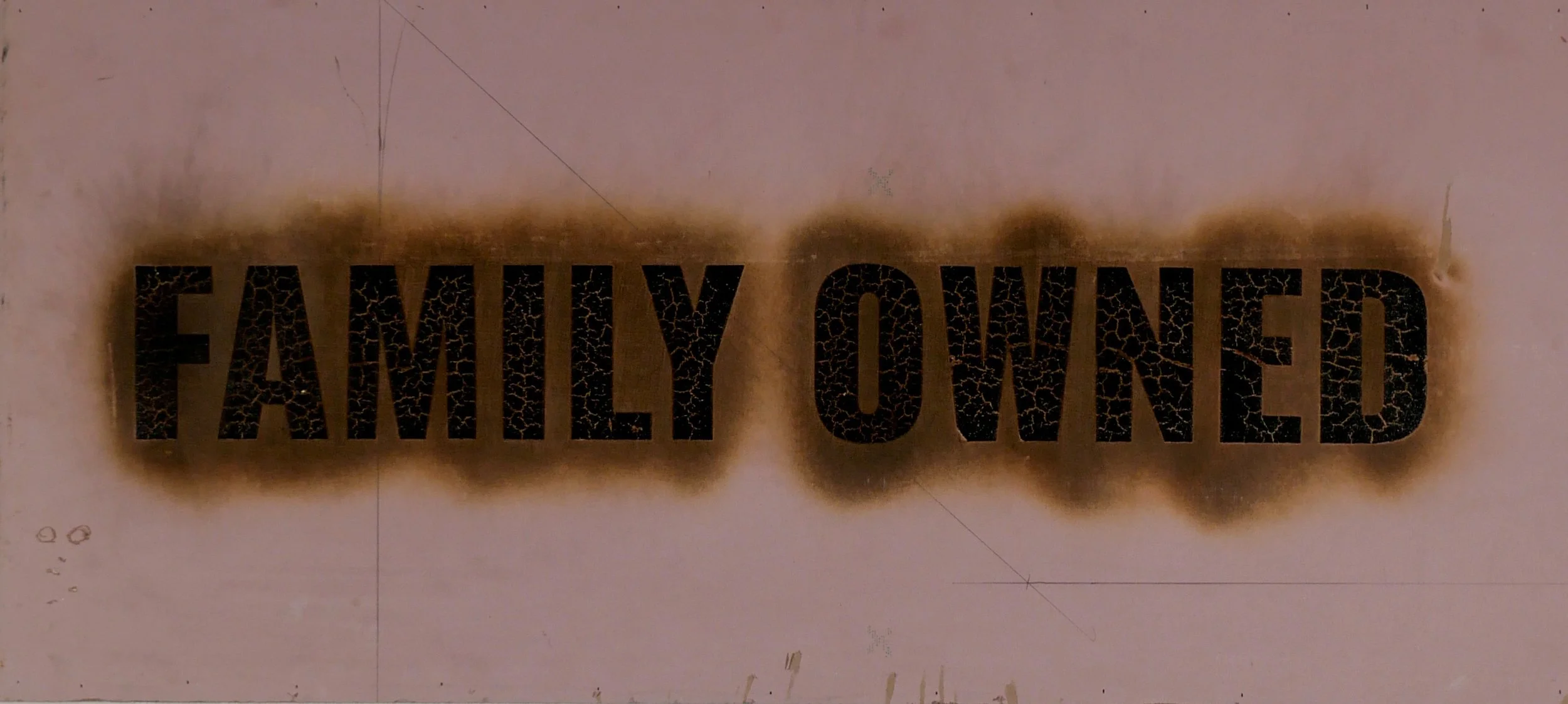 Family owned  107x48