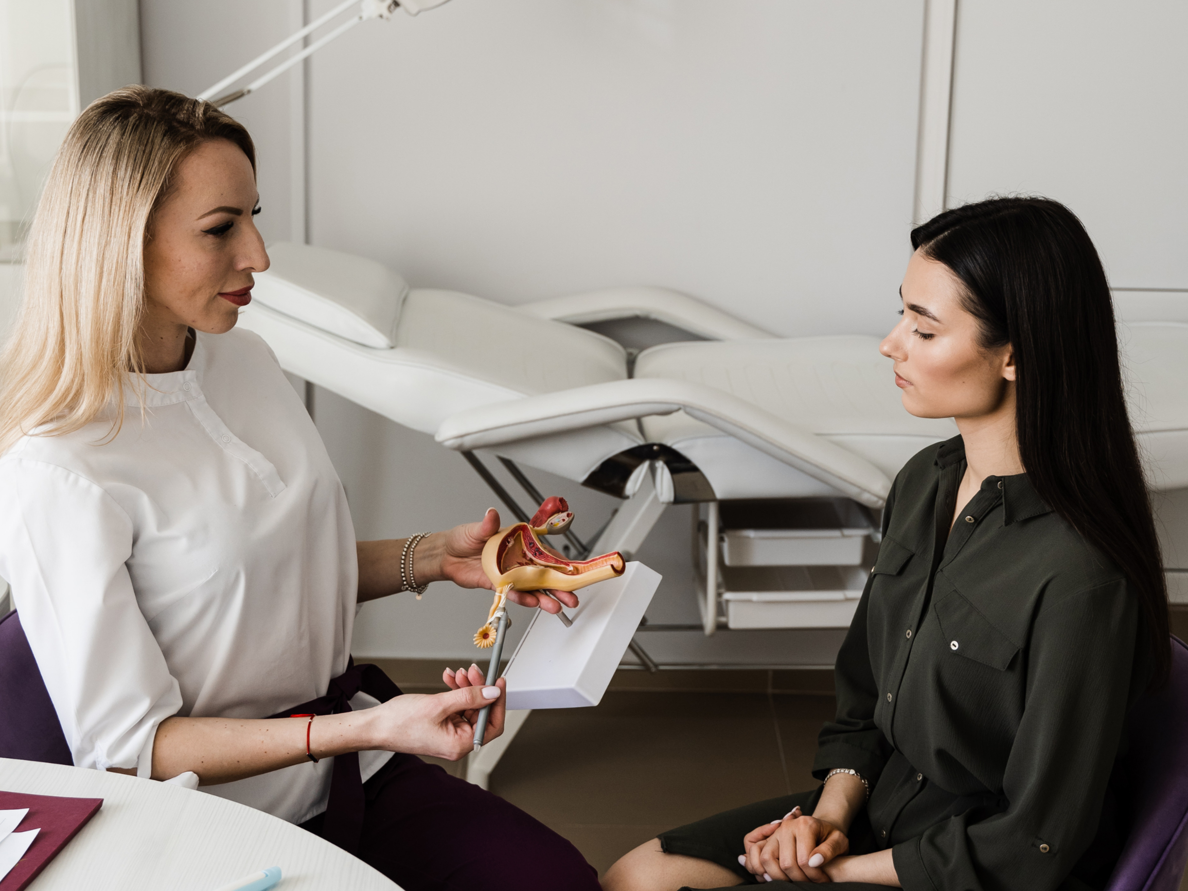 OB/GYN counseling patient