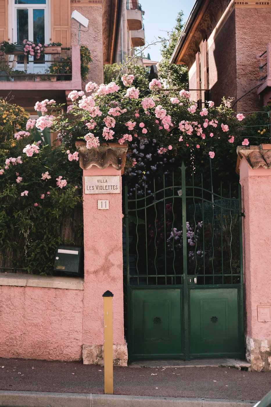 Flowers in Villefranche, France