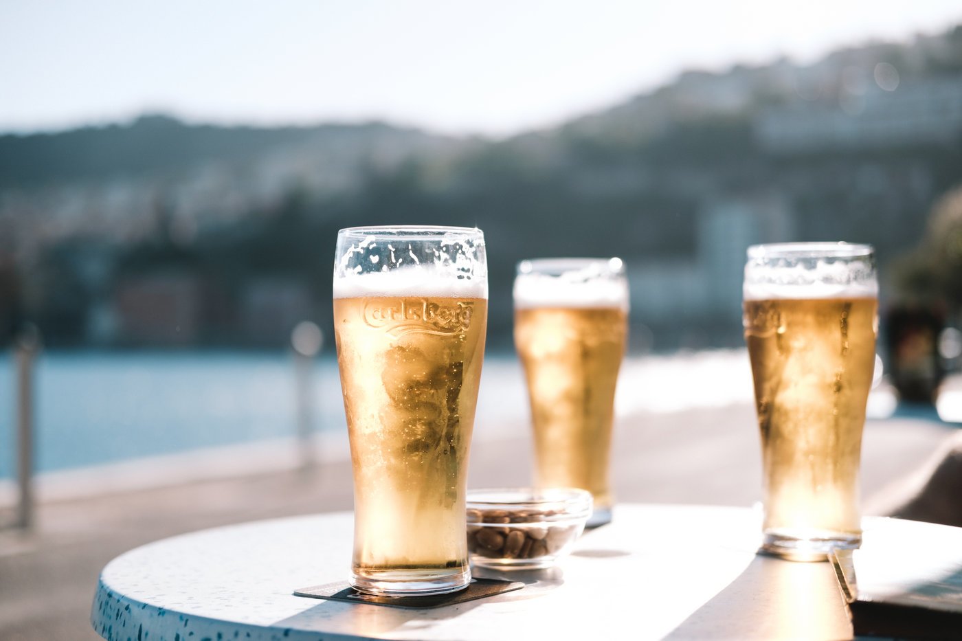 Beers in Villefranche, France