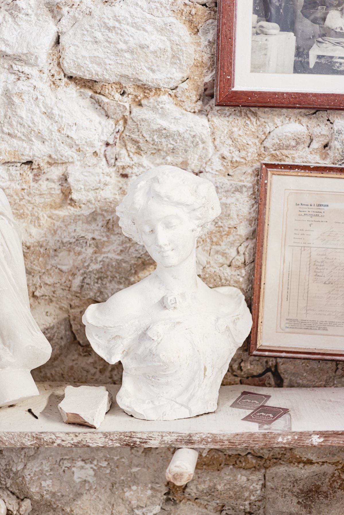 Alabaster Workshop in Volterra, Italy
