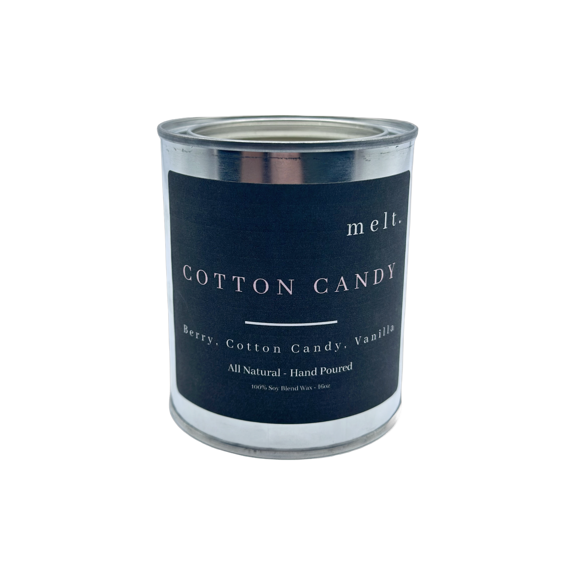 Cotton Candy candle by Melt, embodying the essence of playful sweetness and carnival delights.