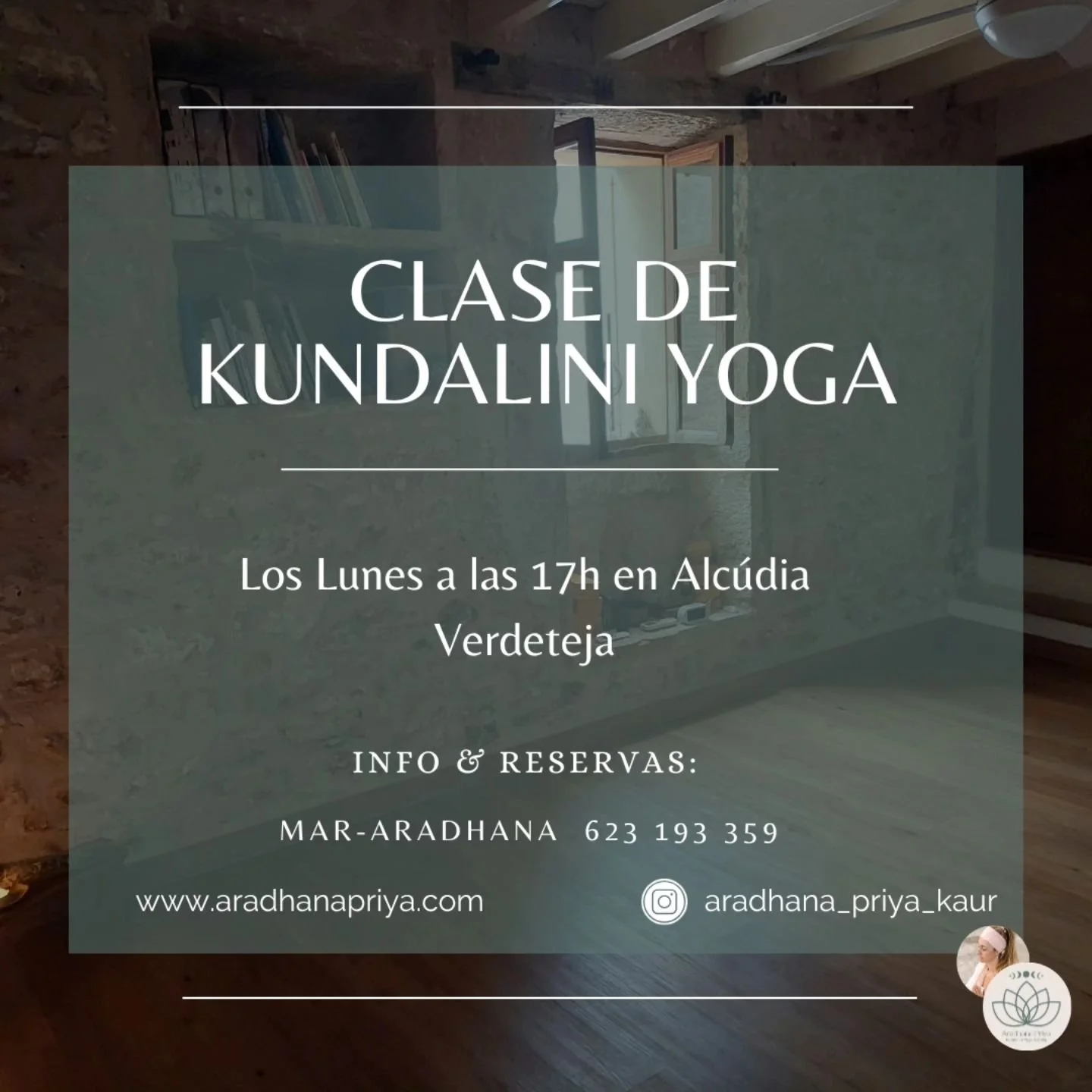 Los Lunes son para reunirnos y seguir empoder&aacute;ndonos con las clases de Kundalini Yoga.

Nos encuentras en el espacio de Verdeteja en Alc&uacute;dia a las 17h. 

Se forman unos grupos de gente tan hermosa que da gusto ir a compartir/nos. 

Si t