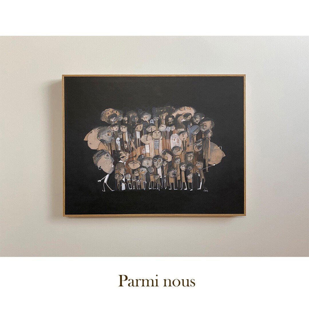 Parmi nous 2022
Oeuvre digigraphi&eacute;e 1/15 encadrement ch&ecirc;ne : 46x36 cm
#illustrationfantastique
 @galeriedelanciencourrier @communautelacondamine @anouk.grinberg @editions_gallimard