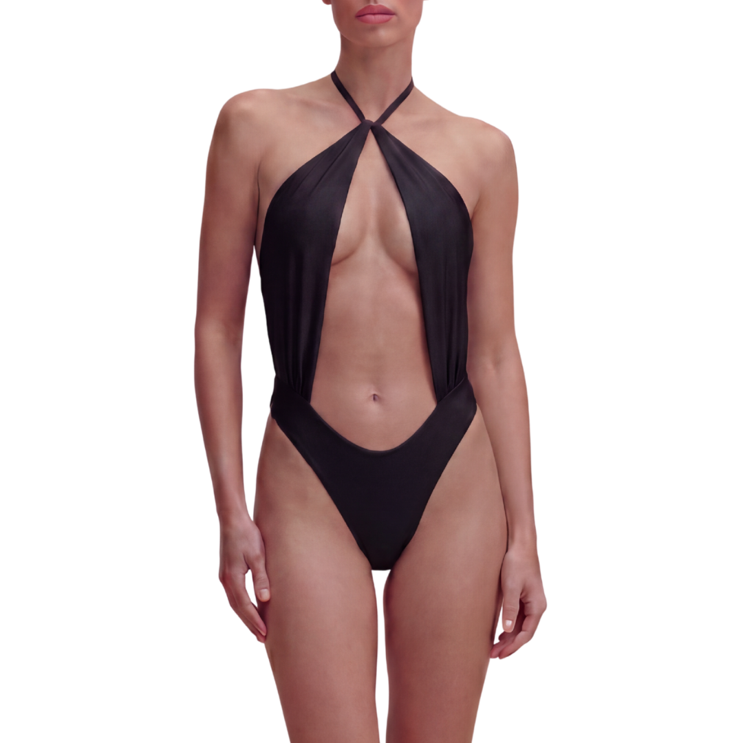 Cut Out One Piece Swimsuit — Bodysuit Style