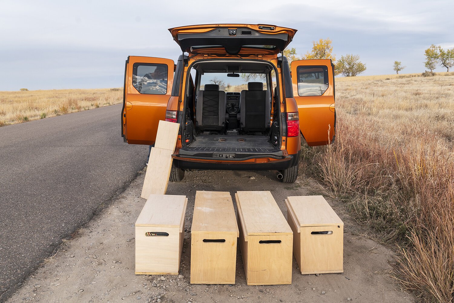 Travels and Curiosities - honda element custom camper