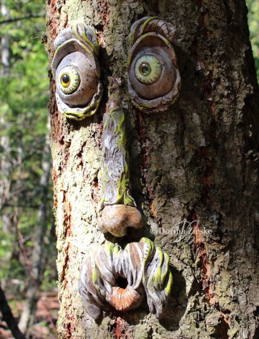 faces in trees