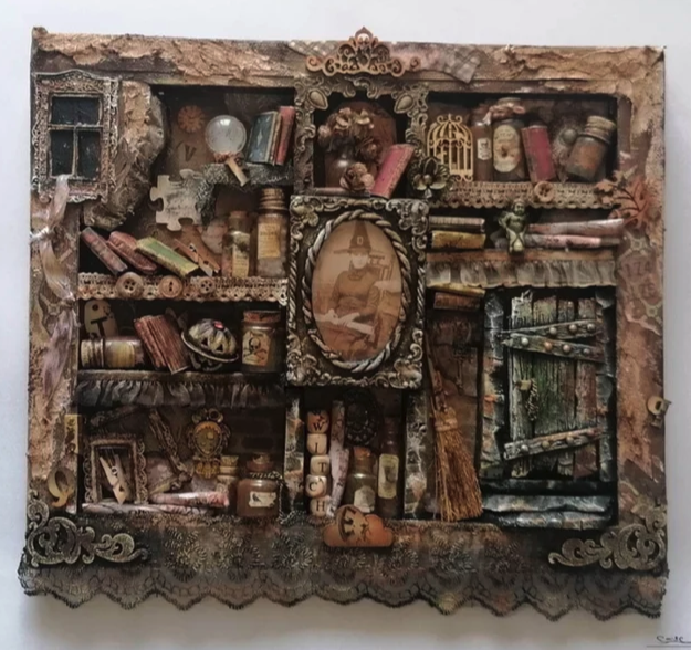 Assemblage Witch Cabinet
