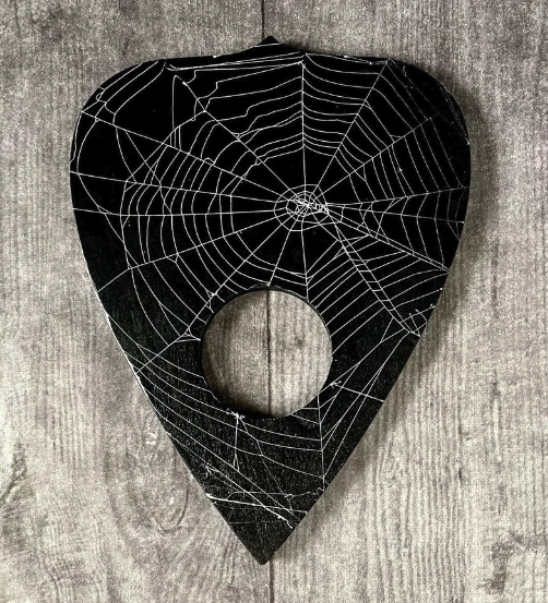 Real Spider Web Planchette Wall Hanging