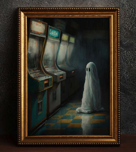 Ghost in an Abandoned Arcade