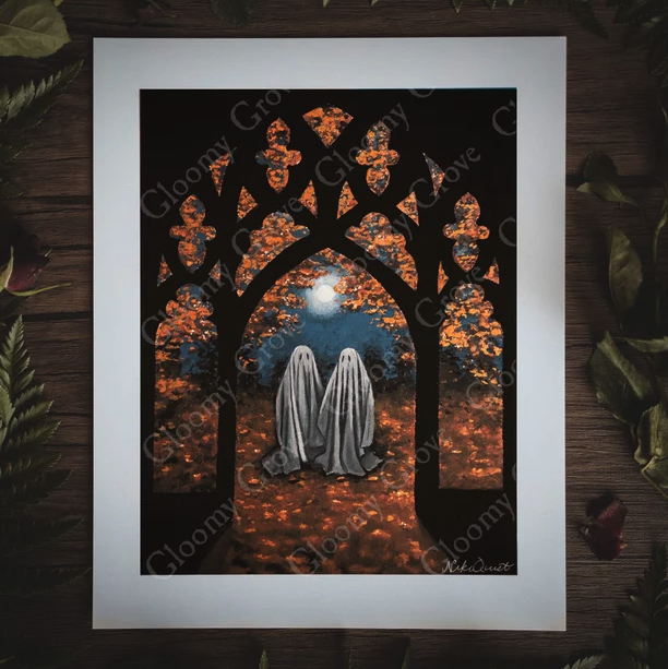 Spooky Ghost Fine Art Print