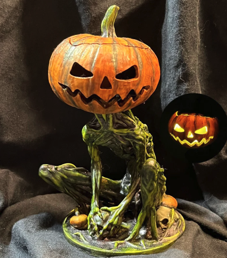 Halloween Horror Haunted Swamp Thing Pumpkin Creature