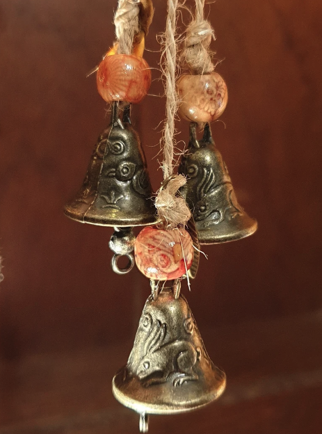 Celtic Hare and Triquetra Witch Bells