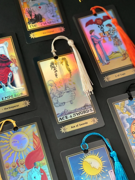 Intuitively Chosen Holographic Tarot Card Bookmark