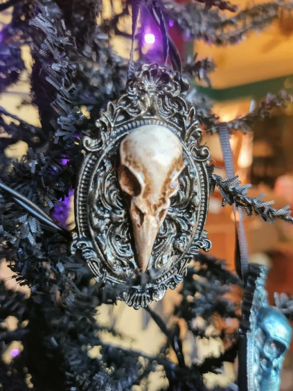 Bird Skull Ornament