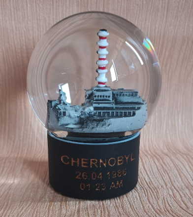 Chernobyl Snow Globe