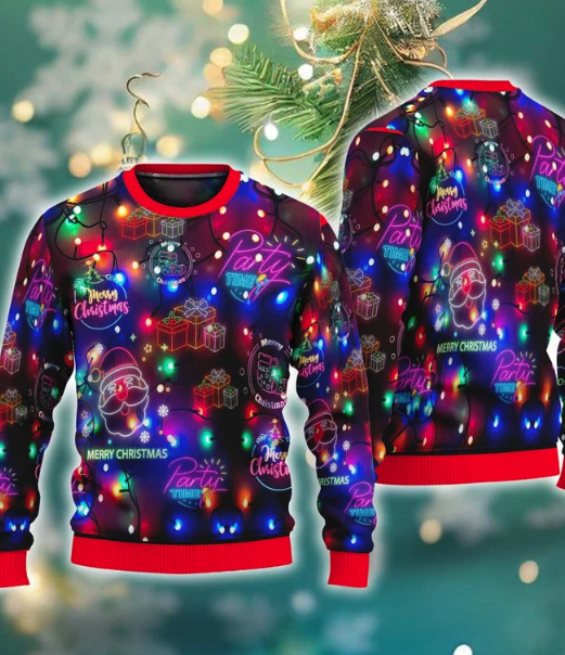 Neon Ugly Christmas Sweater
