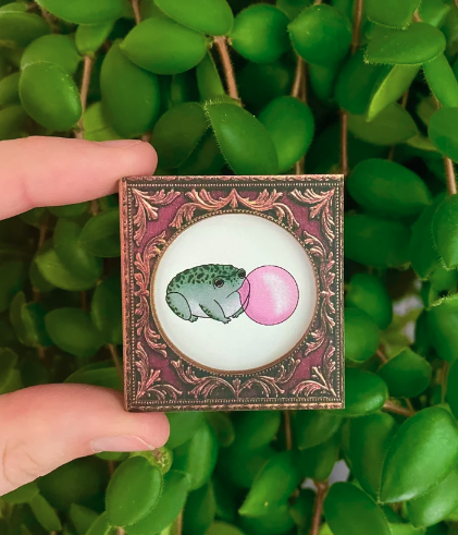 Tiny Toad Mini Art Print