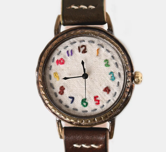 Handstitched Handcraft Wrist Watch