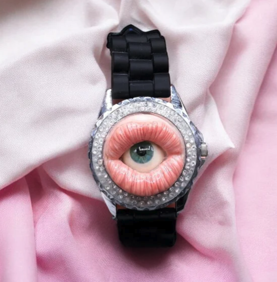 Mouth with Eye Watch