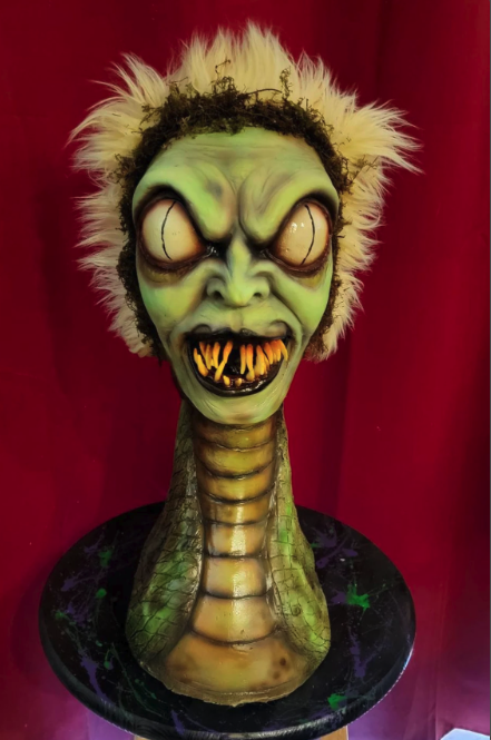 Snake Beetlejuice Inspired Bust